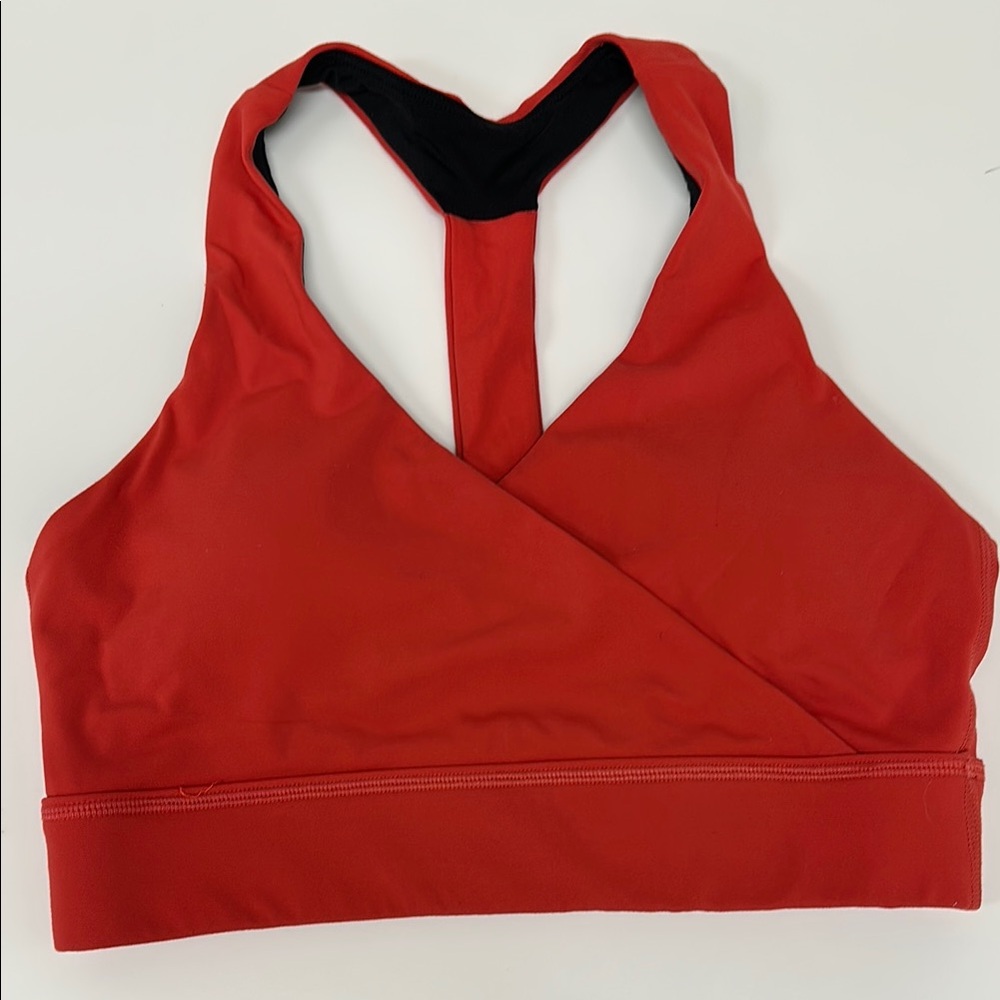 Myles fitness Red Women's Intimate Wrap Bralette small